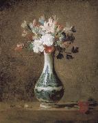 Jean Baptiste Simeon Chardin Carnation flowers oil painting artist